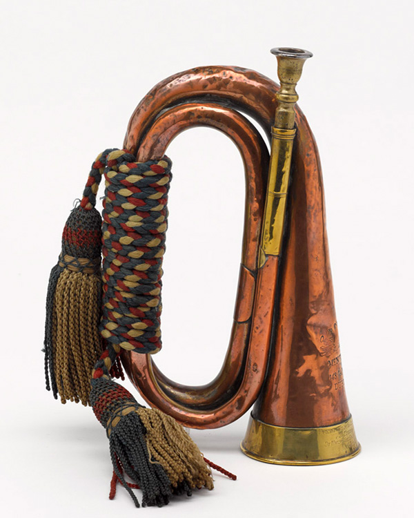 Horn used by Trumpet Major Henry-Joy to sound the Charge of the Heavy Brigade, 1854