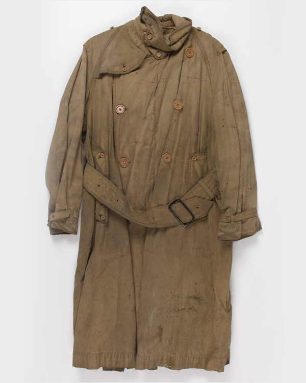 Trench coat worn by Major General Holt during the First World War, 1918