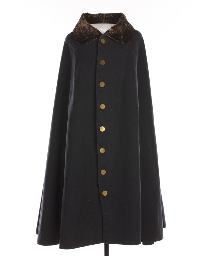 Wellington wore this cloak during the Waterloo Campaign in 1815