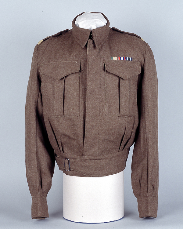 Battle Dress Blouse worn by Lt Col Henry Gale Stewart Burkitt during the Second World War