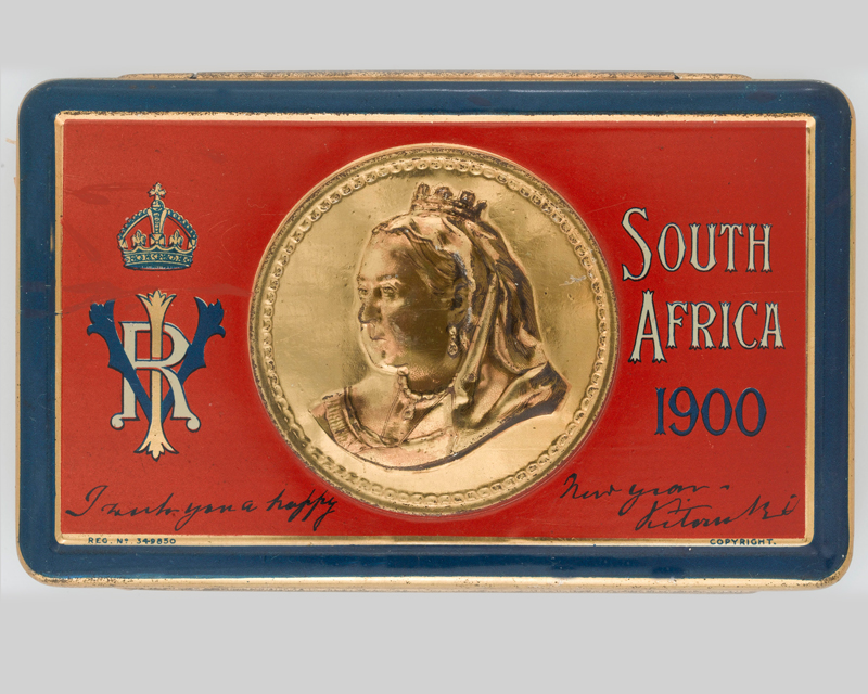 Queen Victoria’s gift chocolate box for troops serving in the Boer War, 1900