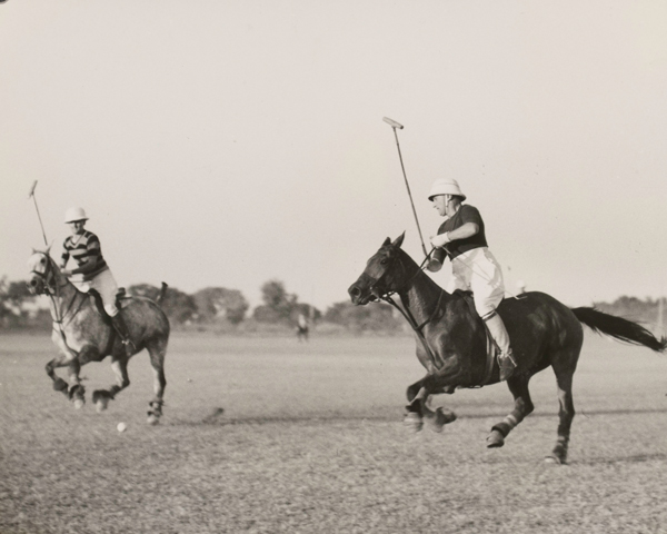 An army polo match in India, 1937