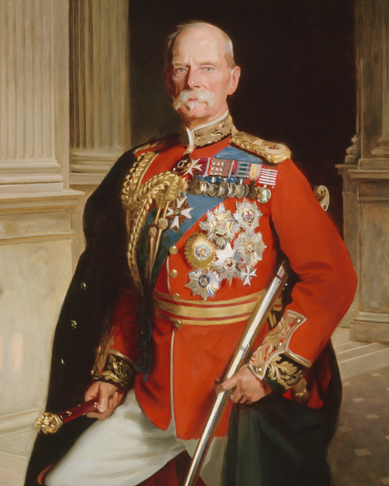 Portrait of Field Marshal Frederick Sleigh Roberts in full dress uniform, 1904