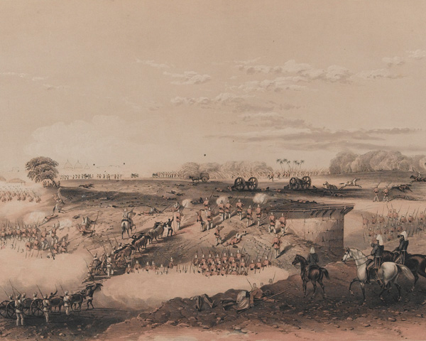The attack by Brigadier Windham's small force against the rebels, 26 November 1857 