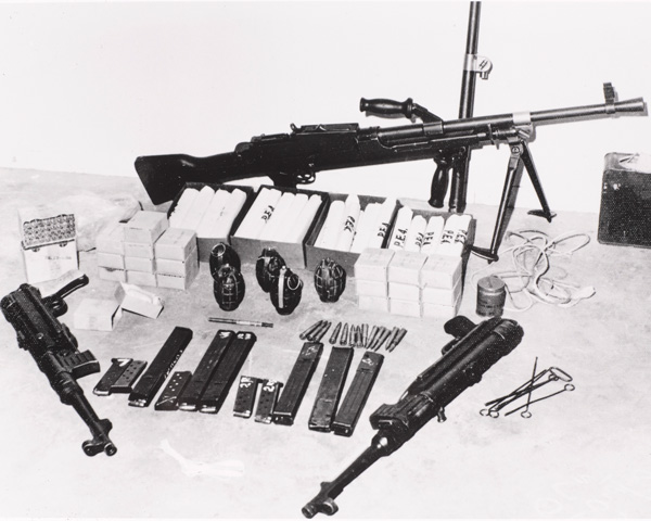 A FLOSY arms cache found in Aden, 1967