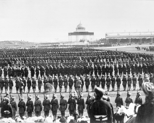 Soldiers at the Delhi Durbar, 1911