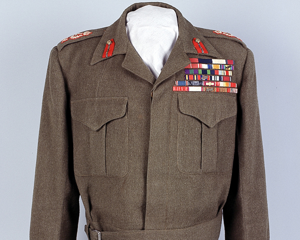 Field Marshal Sir Claude Auchinleck's battle dress, c1946