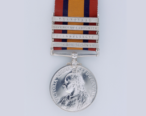 Queen's South Africa Medal belonging to Trooper John Pike of the 1st Imperial Light Horse, 1899