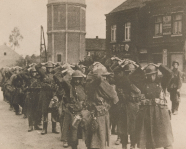 Captured Belgian soldiers, 1940