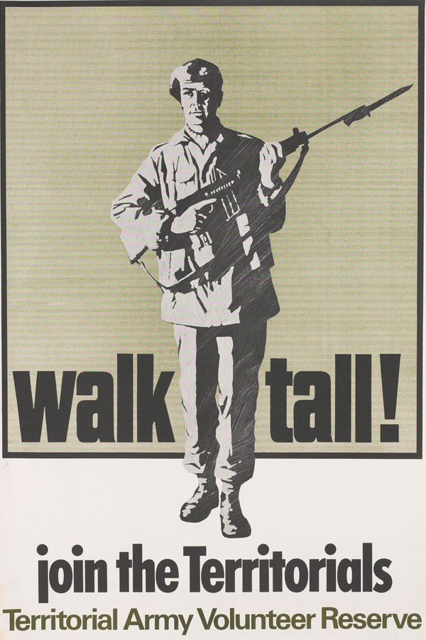 Territorial and Army Volunteer Reserve recruiting poster, c1967