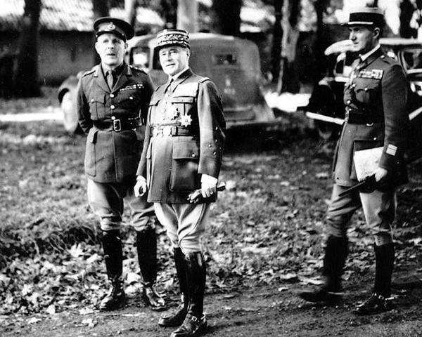 General Lord Gort VC and General Maurice Gamelin, 1939
