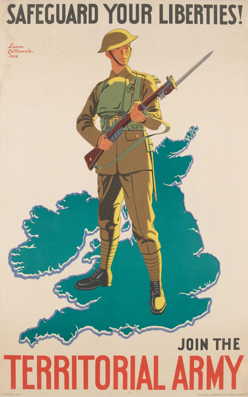 Territorial Army recruitment poster, 1939