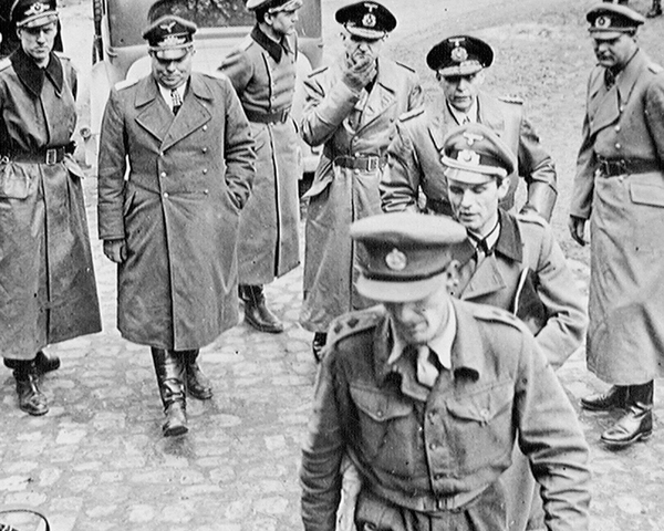 Senior German officers arrive at 21st Army Group HQ asking for surrender terms, 3 May 1945