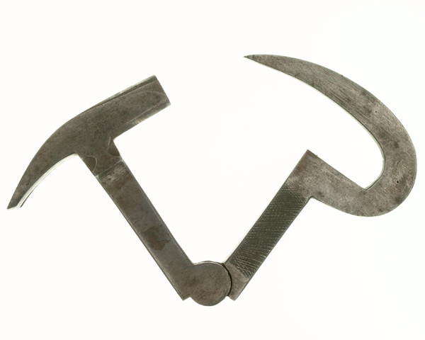 Hoof-pick and claw hammer used by an Army farrier, 1890 