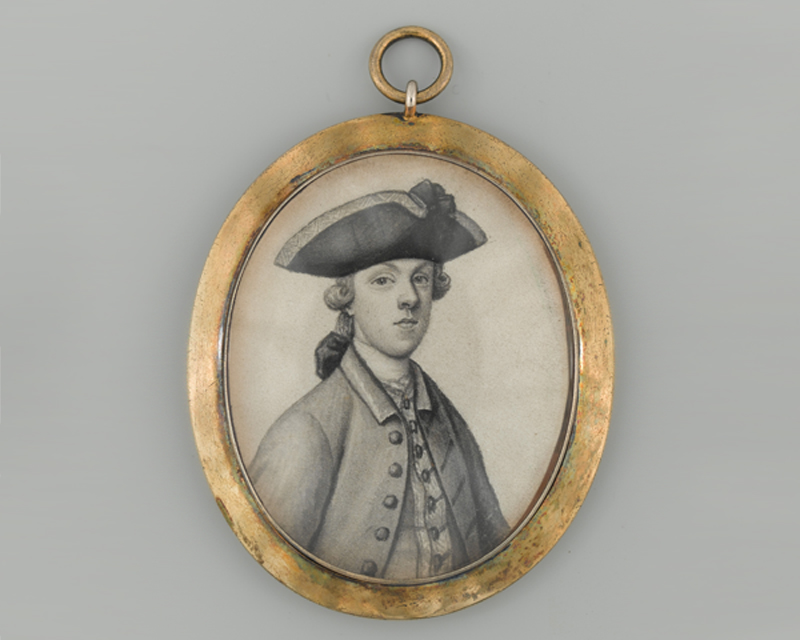 Miniature of Major James Wolfe, c1750 