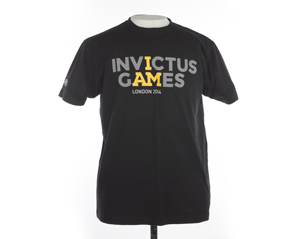 T-shirt advertising the inaugural Invictus Games, 2014