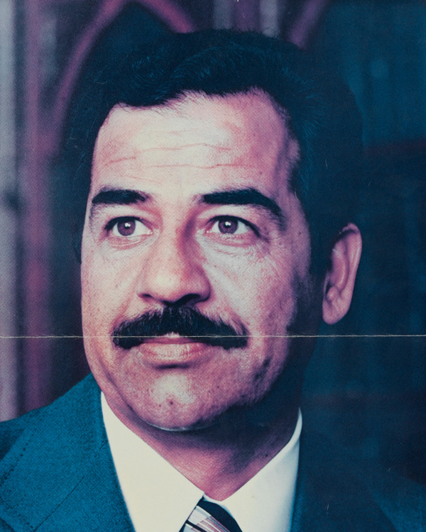 Poster of President Saddam Hussein, 1980s
