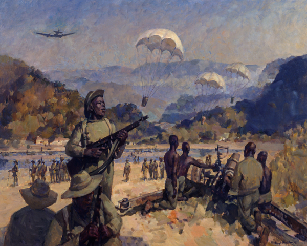 Air supply to 81st West African Division in the Arakan, 1944