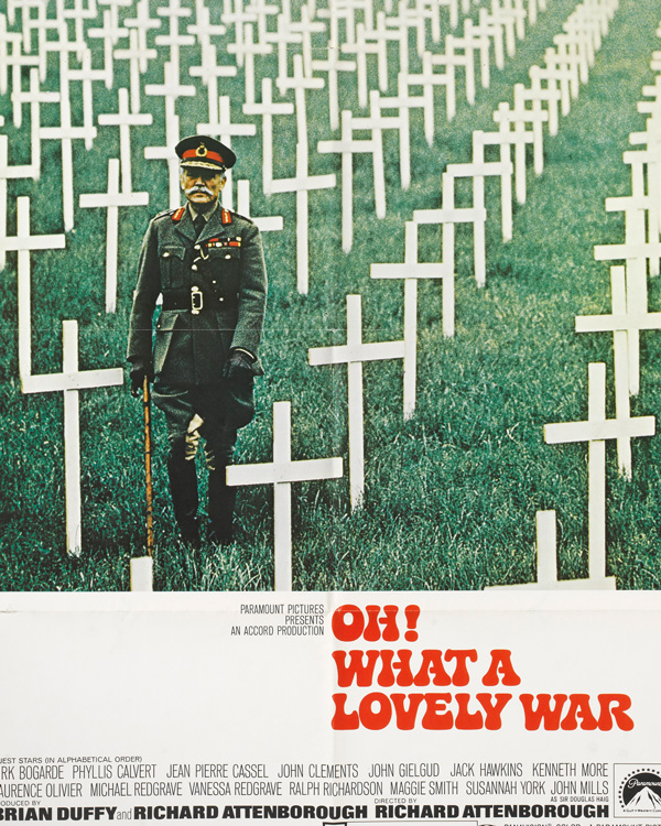 Poster for the 1960s musical 'Oh! What a Lovely War' 