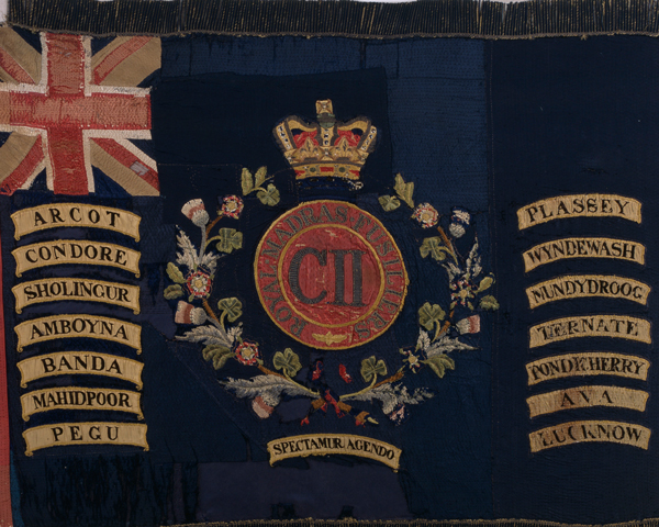 Regimental Colour of the 1st Battalion, The Royal Dublin Fusiliers, 1907