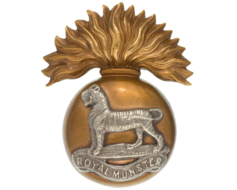 Cap badge of the Royal Munster Fusiliers, 1894-1922