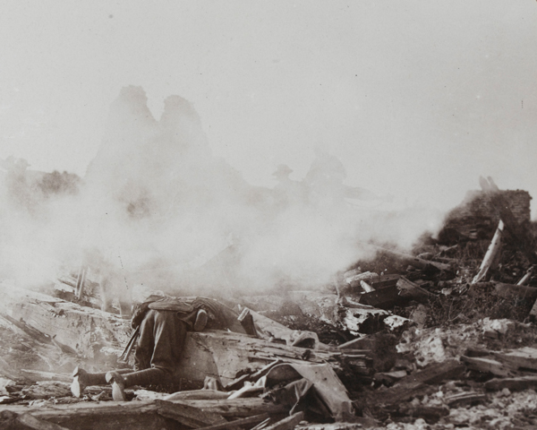 The ruins of Gheluvelt, 1914
