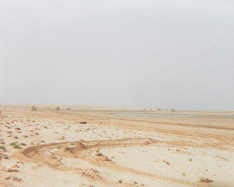 View of the desert in Iraq, c1991