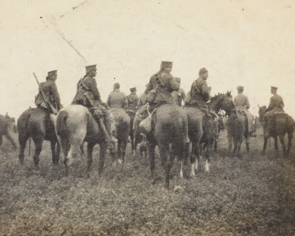 British cavalry at Nery, 1 September 1914