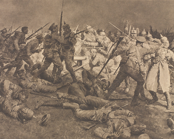Repulsing the Prussian Guard at Ypres, 1914