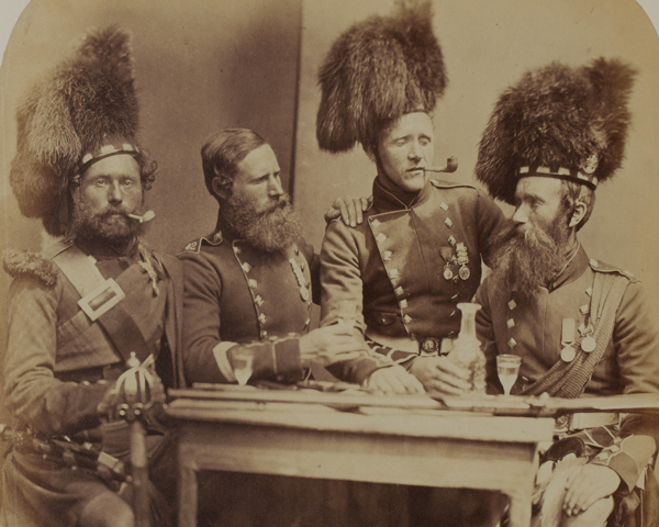 Soldiers of the 42nd (The Royal Highland) Regiment of Foot, 1856
