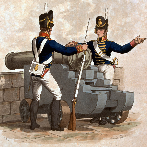 Royal Artillery, 1812