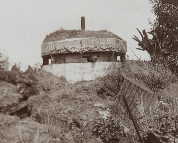 A German pillbox at Bullecourt, 1917