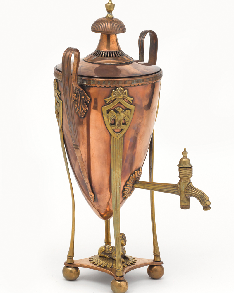 Samovar taken from Napoleon’s baggage after the Battle of Waterloo, 1815 