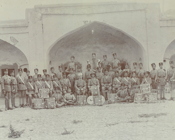 Bandsmen of the South Persia Rifles, 1918