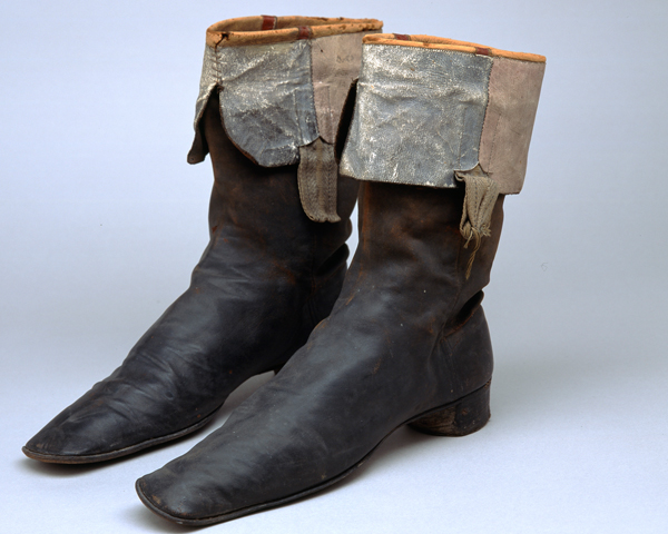 Prince Menshikov's boots captured at the Alma, 1854 