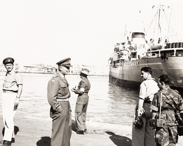 Lieutenant General Sir Hugh Stockwell, commander of the Anglo-French ground forces at Port Said, 1956 