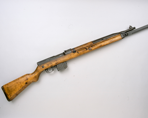 VZ52 7.62mm self-loading rifle used by the Egyptian Army at Suez, 1956