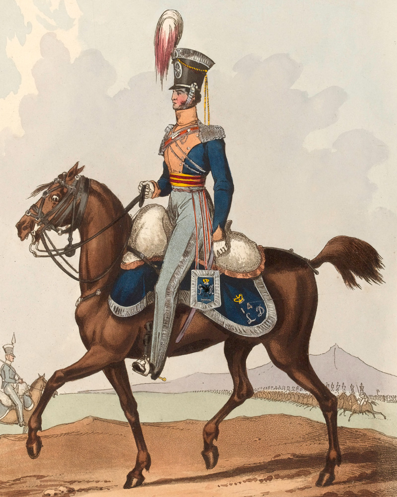 An officer of the 14th Light Dragoons, c1820