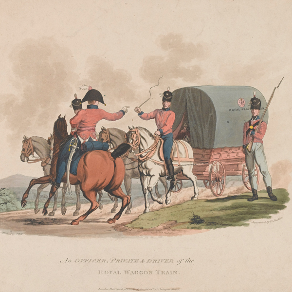 Men of the Royal Waggon Train, 1812