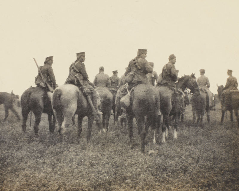 British cavalry at Nery, 1 September 1914