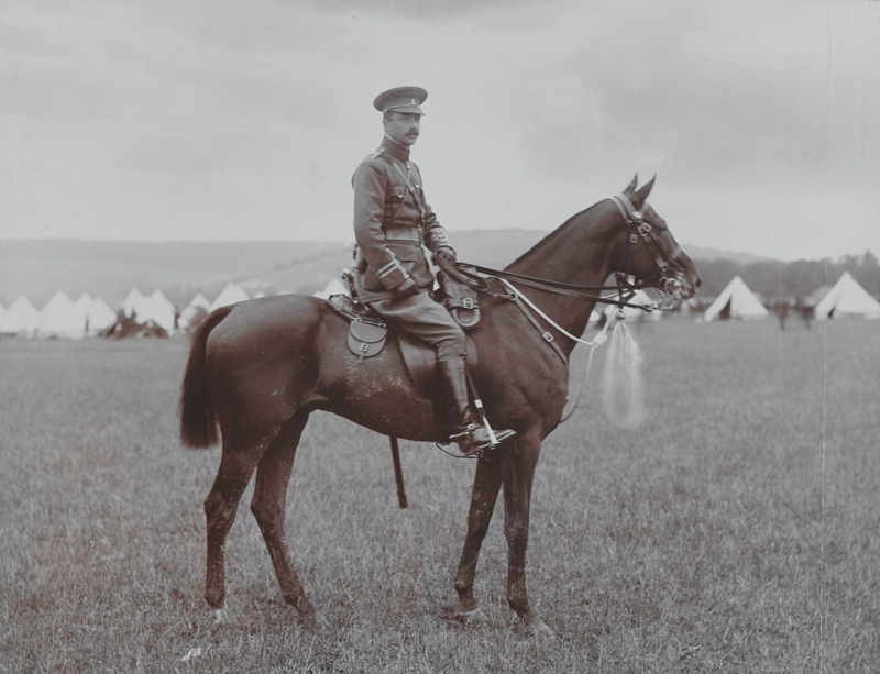 Major A W Parsons, 19th (Queen Alexandra's) Hussars, c1908 