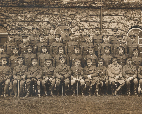 Old members of the 5th Dragoon Guards who re-joined for service in 1914