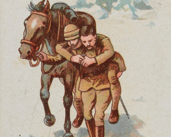 Lieutenant John Norwood, 5th Dragoon Guards, winning the VC in South Africa, 1899 