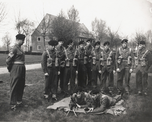 1st Battalion The Buffs training at Moore Barracks, Dortmund, Germany, 1959