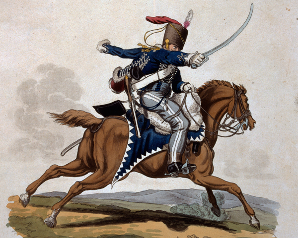 A private of the 7th Queens Own Hussars, 1812