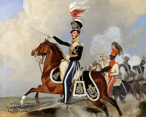 Major James Hugonin, 4th (Queen's Own) Light Dragoons, c1820