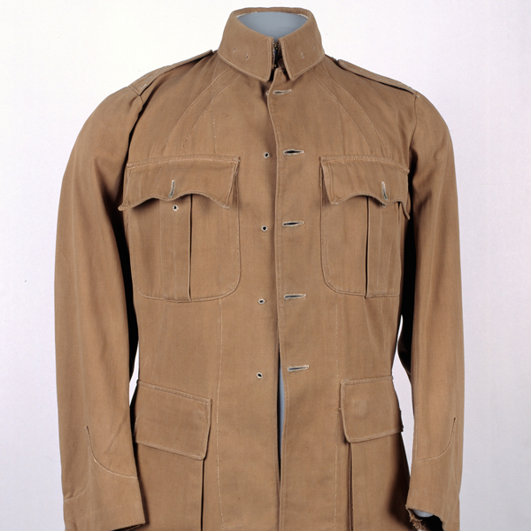 Drill tunic worn by Captain Charles Hodgson, 2nd Battalion, The South Staffordshire Regiment, 1910