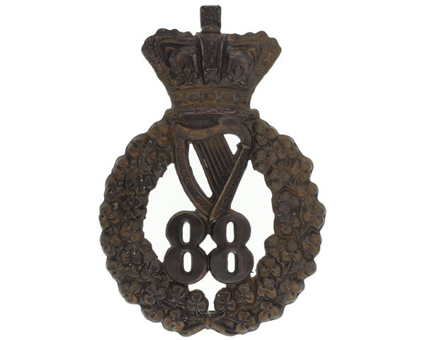 Glengarry badge, 88th Regiment of Foot (Connaught Rangers), c1873