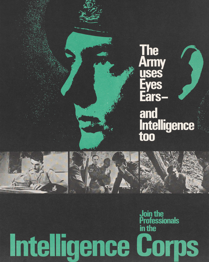 Intelligence Corps recruitment poster, c1968
