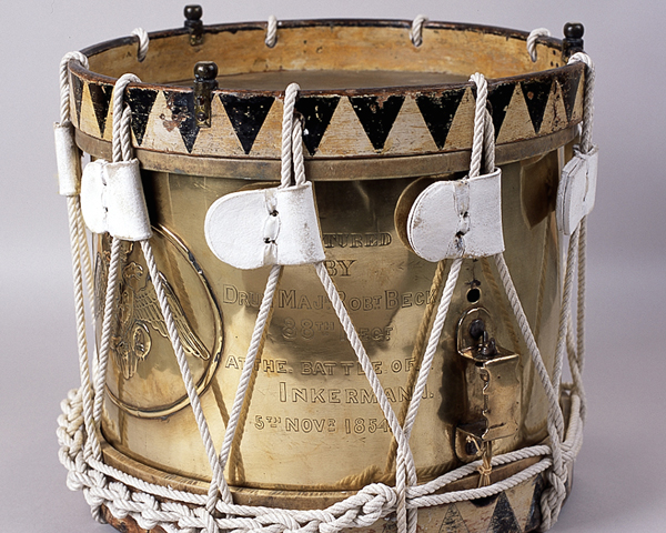Russian drum captured by the 88th at Inkerman in 1854